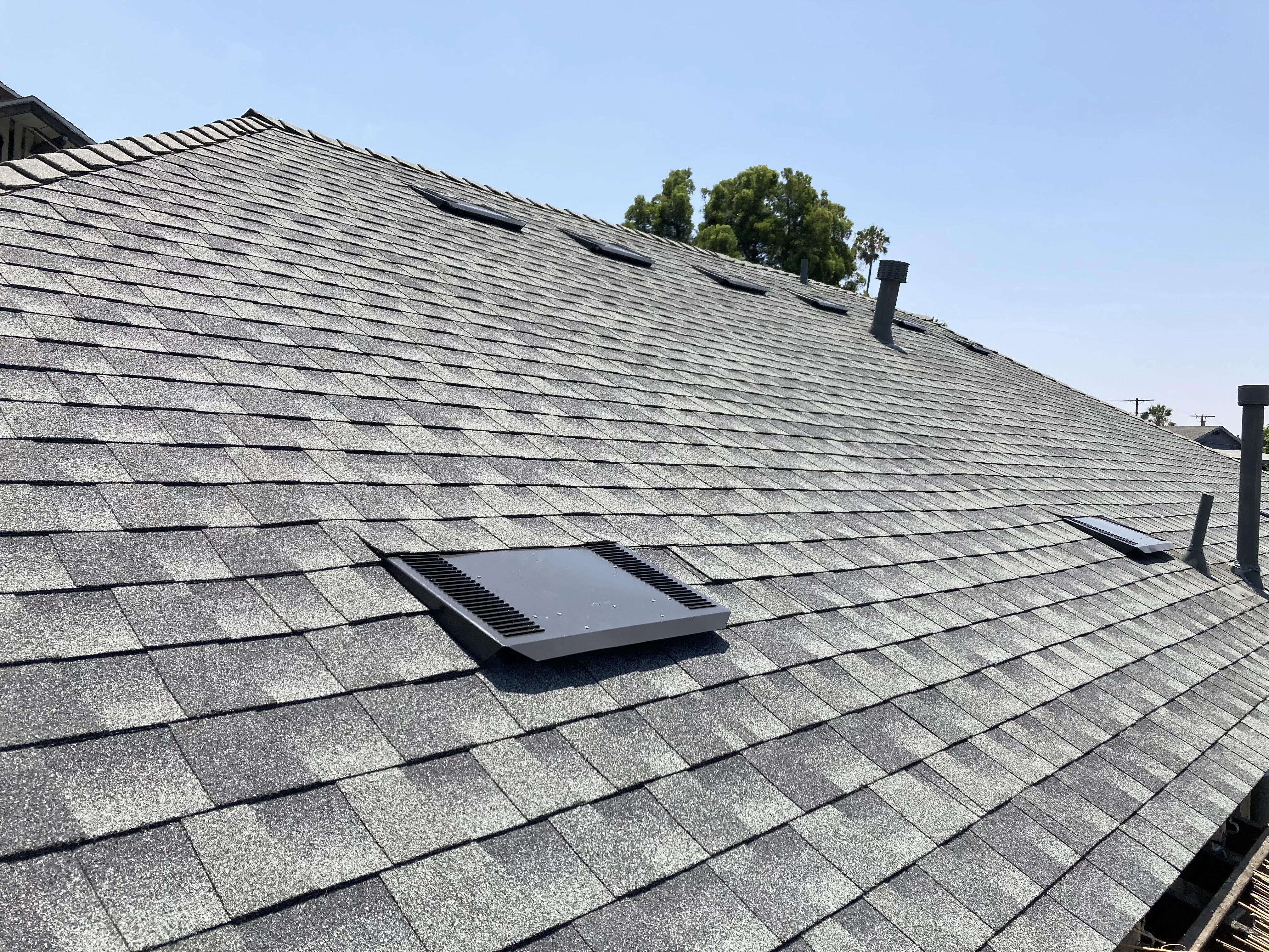 O'Hagin low-profile vents installed on a tile roof in Los Angeles